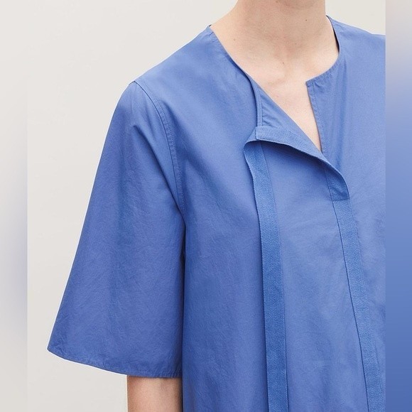 COS Asymmetrical Dress with Drawstrings Size 4 - Picture 11 of 11